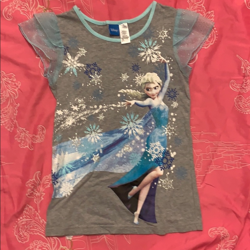 Girls L Disney Frozen, Elsa and snowflakes